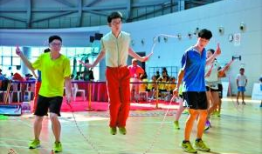 跳绳的视频,活力四溢的动感瞬间回顾